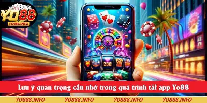 Lưu ý quan trọng cần nhớ trong quá trình tải app Yo88