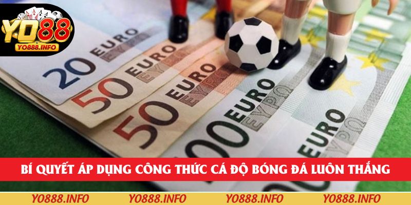 Bí quyết áp dụng công thức cá độ bóng đá luôn thắng