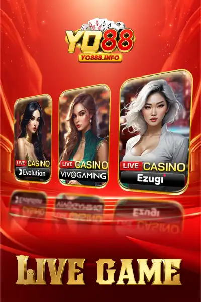 Banner live casino yo88